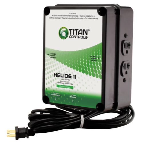Titan ControlsĀ® HeliosĀ® 11 Classic Series ā 4 Light Controller with Trigger Cord (240V)