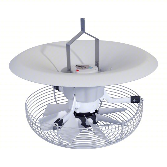 Multifan 16" Commercial Ceiling Circulation Fan – 3,060 CFM, Variable Speed, 240V AC, Single Phase