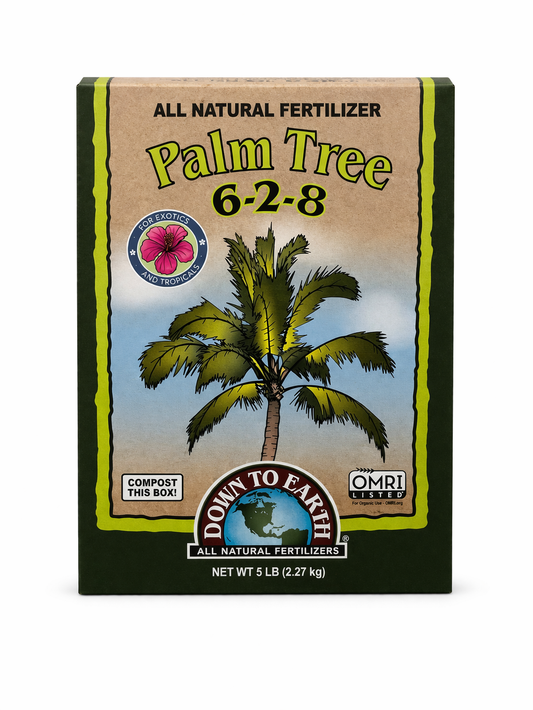 Down To Earth Palm Tree 6-2-8 Fertilizer, 5 lb